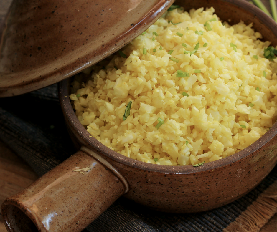 Cauliflower rice free food diet