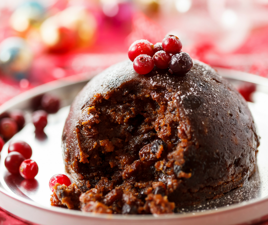 Christmas pudding healthy low fat reduced sugar