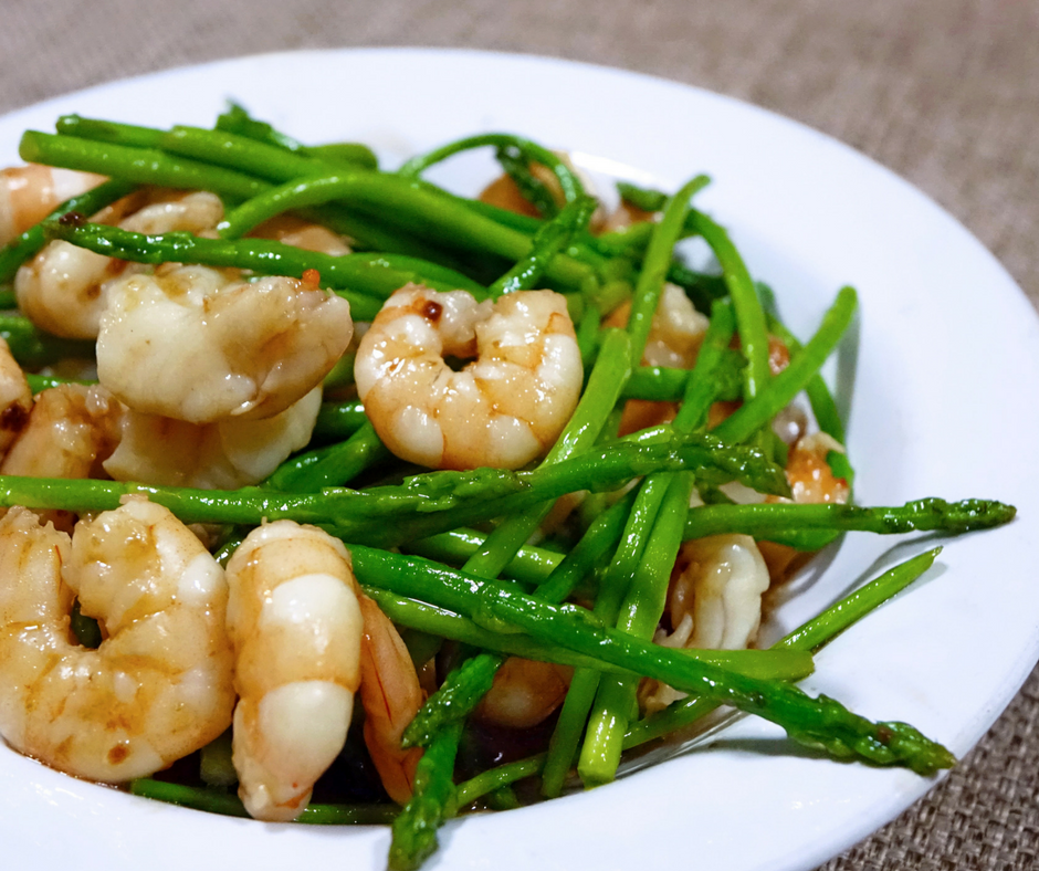 Prawn and Asparagus Salad - Ontrack